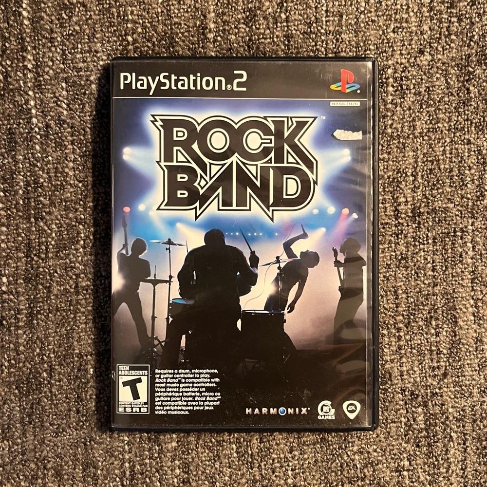 Rock Band Sony Playstation 2 PS2 Game